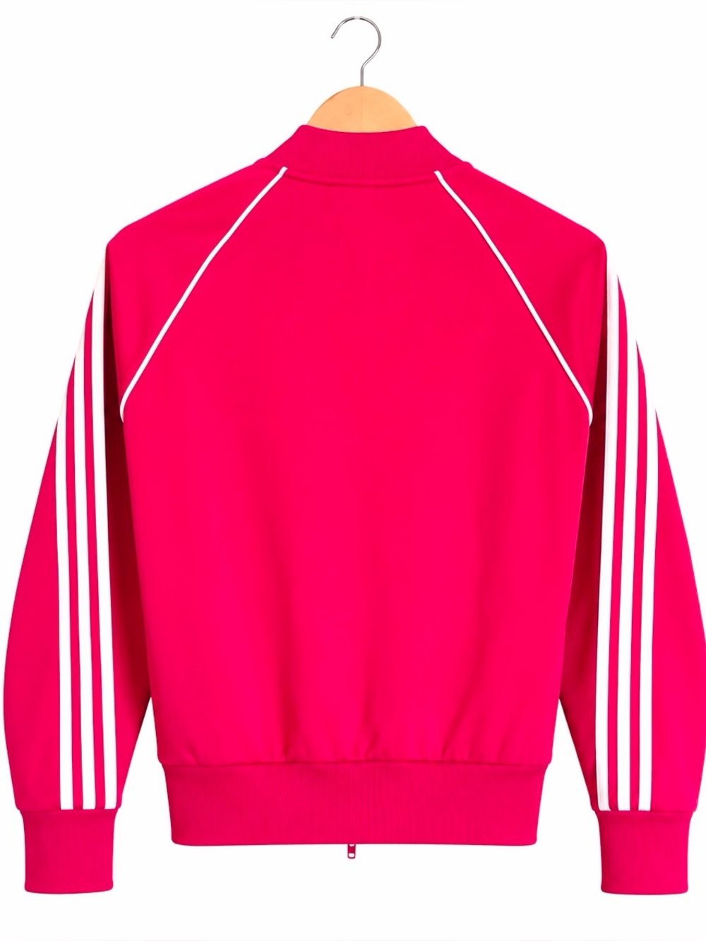 Adidas Hot Pink Track Jacket Women’s Y2K Athleisure 3 Stripes XXSmall - Picture 2 of 11